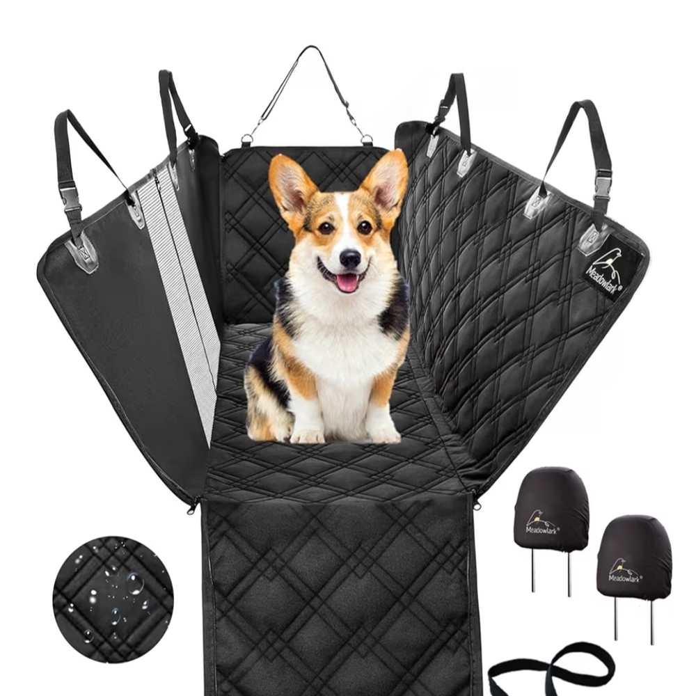 MEADOWLARK Dog Car Seat Cover with Mesh Window New In Package